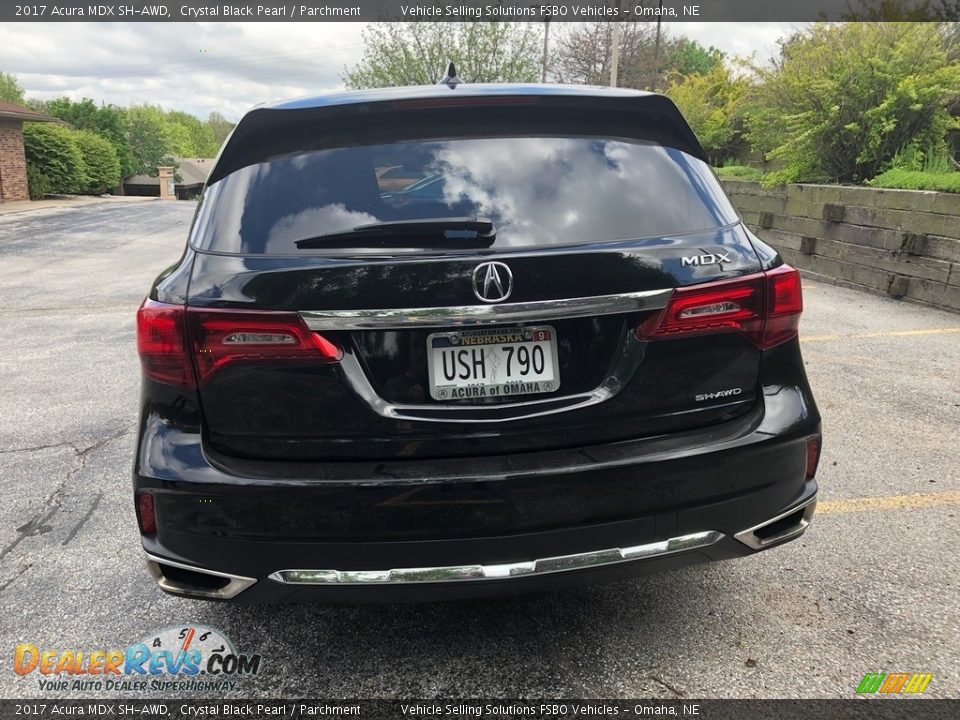2017 Acura MDX SH-AWD Crystal Black Pearl / Parchment Photo #13