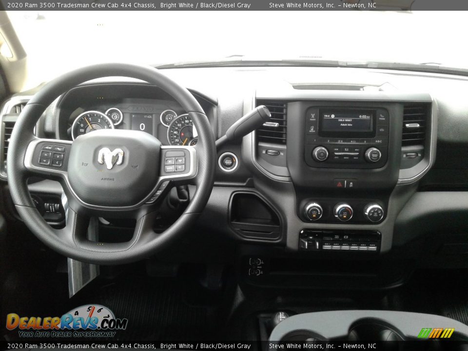 2020 Ram 3500 Tradesman Crew Cab 4x4 Chassis Bright White / Black/Diesel Gray Photo #16