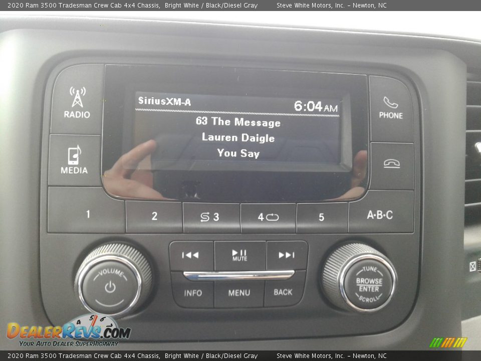 2020 Ram 3500 Tradesman Crew Cab 4x4 Chassis Bright White / Black/Diesel Gray Photo #21