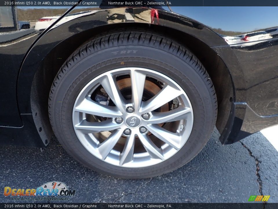 2016 Infiniti Q50 2.0t AWD Wheel Photo #13