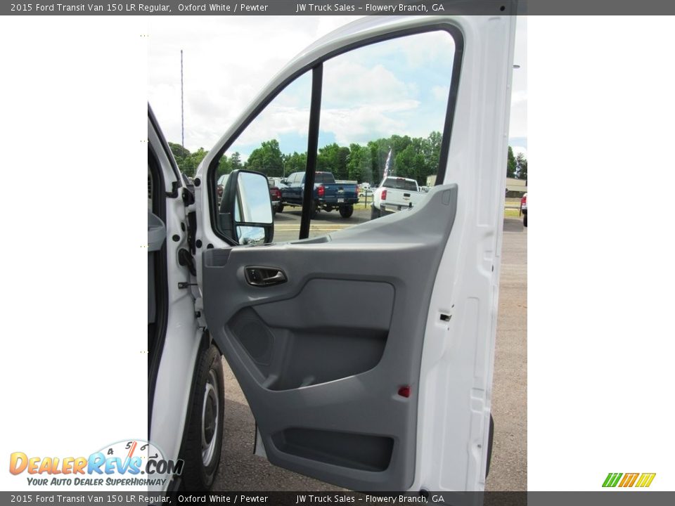 2015 Ford Transit Van 150 LR Regular Oxford White / Pewter Photo #19