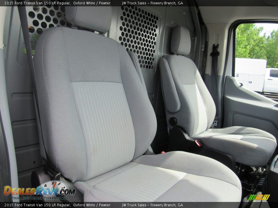 2015 Ford Transit Van 150 LR Regular Oxford White / Pewter Photo #21