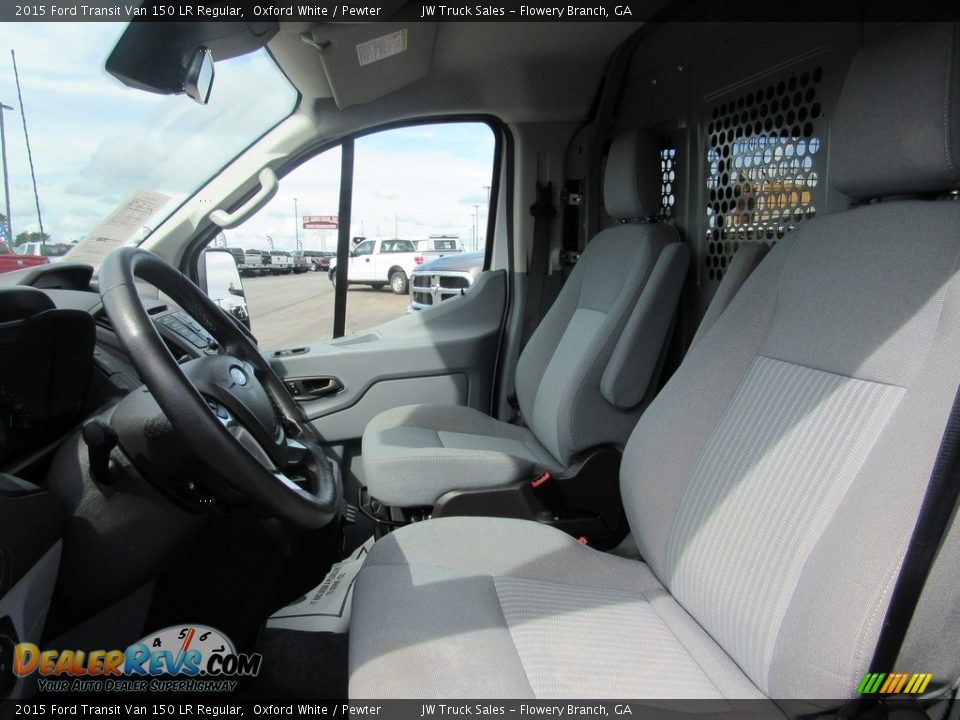 2015 Ford Transit Van 150 LR Regular Oxford White / Pewter Photo #26