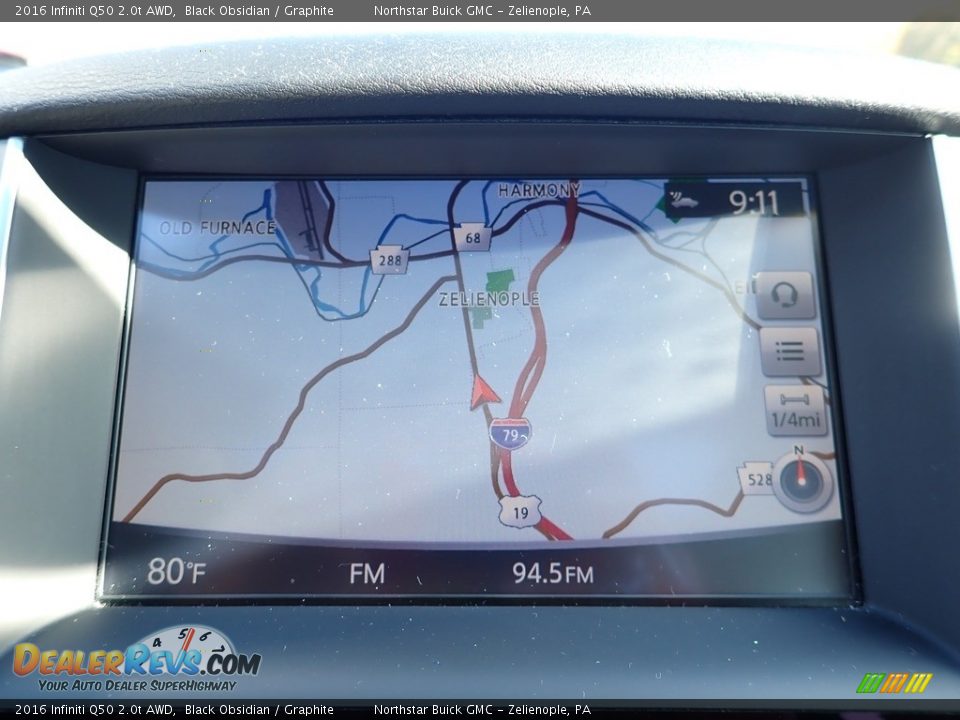 Navigation of 2016 Infiniti Q50 2.0t AWD Photo #24