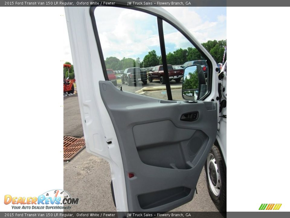 2015 Ford Transit Van 150 LR Regular Oxford White / Pewter Photo #32