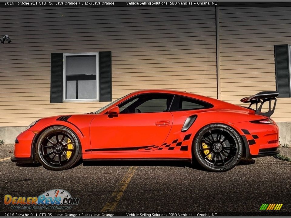 2016 Porsche 911 GT3 RS Lava Orange / Black/Lava Orange Photo #1