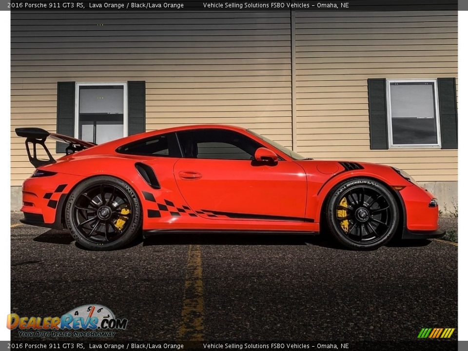 2016 Porsche 911 GT3 RS Lava Orange / Black/Lava Orange Photo #7