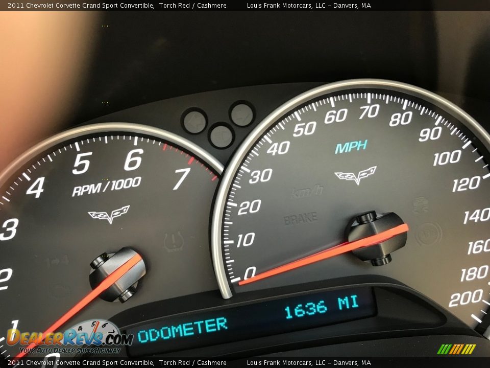 2011 Chevrolet Corvette Grand Sport Convertible Gauges Photo #5