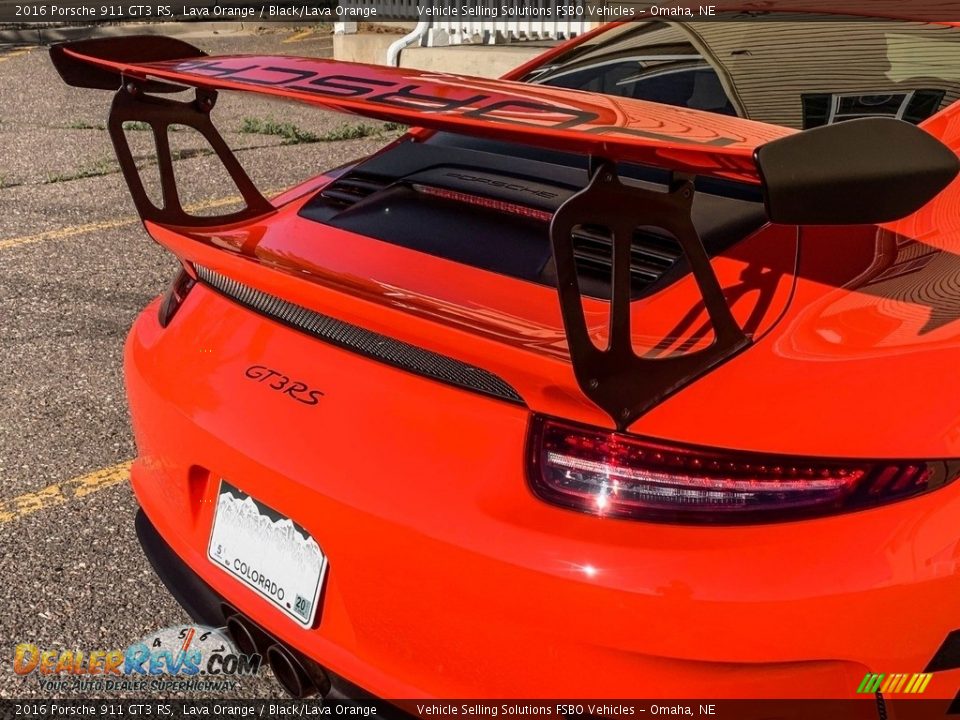 2016 Porsche 911 GT3 RS Lava Orange / Black/Lava Orange Photo #10