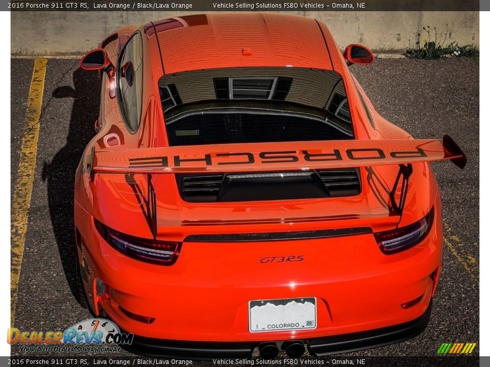 2016 Porsche 911 GT3 RS Lava Orange / Black/Lava Orange Photo #11