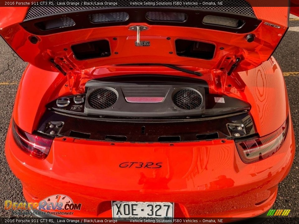 2016 Porsche 911 GT3 RS Lava Orange / Black/Lava Orange Photo #12