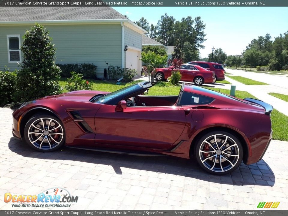 Long Beach Red Metallic Tintcoat 2017 Chevrolet Corvette Grand Sport Coupe Photo #1