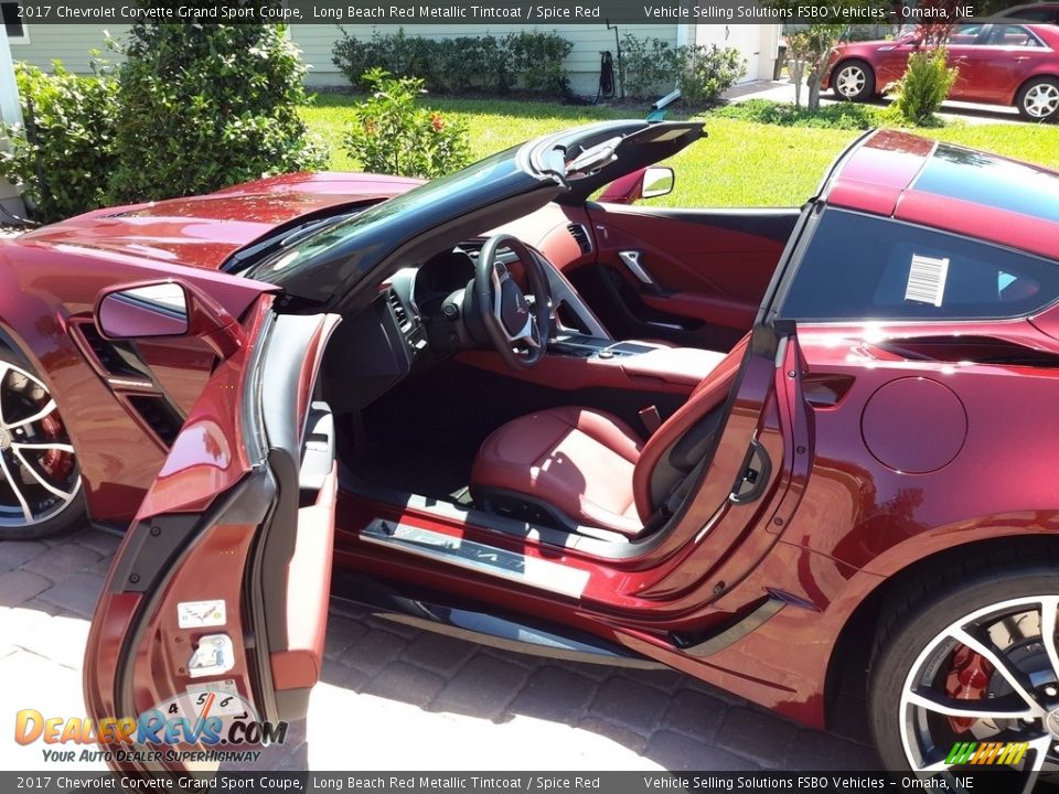 2017 Chevrolet Corvette Grand Sport Coupe Long Beach Red Metallic Tintcoat / Spice Red Photo #8