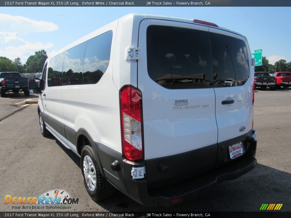 2017 Ford Transit Wagon XL 350 LR Long Oxford White / Charcoal Black Photo #2