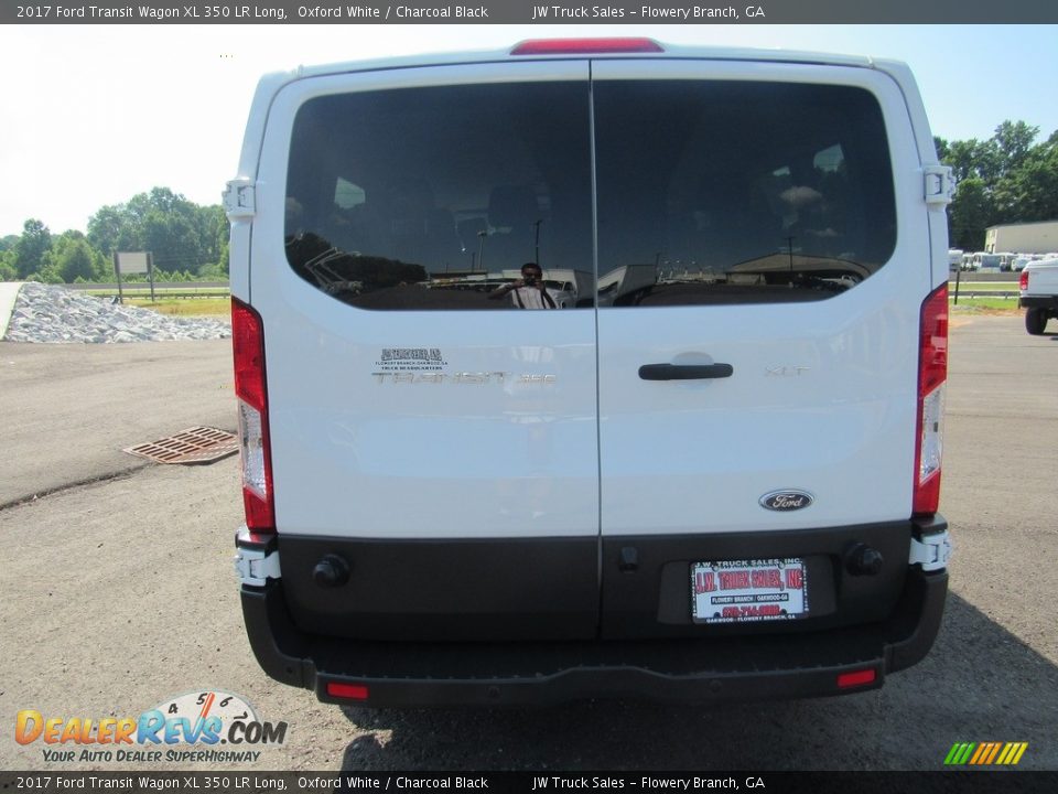 2017 Ford Transit Wagon XL 350 LR Long Oxford White / Charcoal Black Photo #3