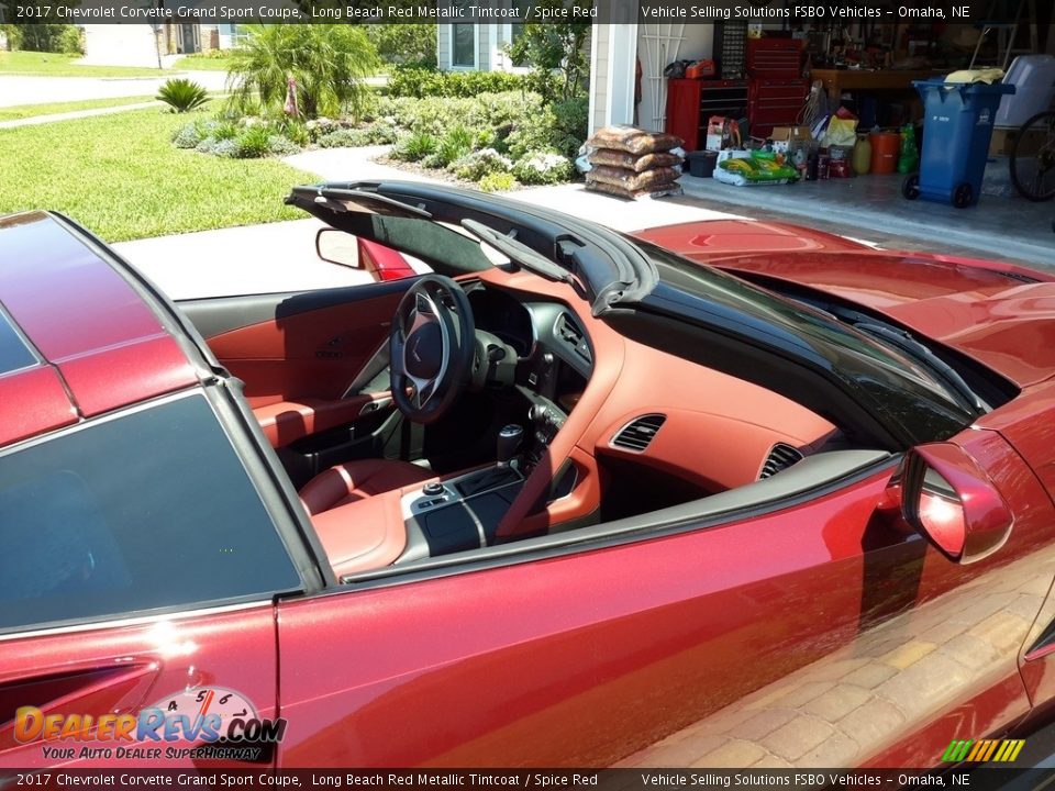 2017 Chevrolet Corvette Grand Sport Coupe Long Beach Red Metallic Tintcoat / Spice Red Photo #11