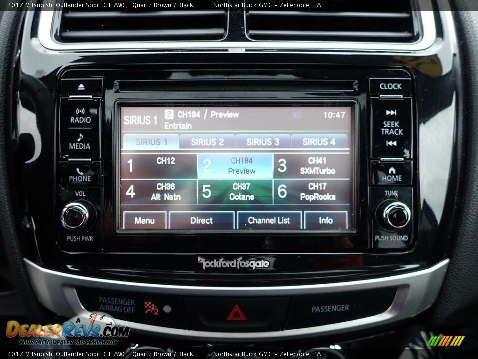 Controls of 2017 Mitsubishi Outlander Sport GT AWC Photo #27