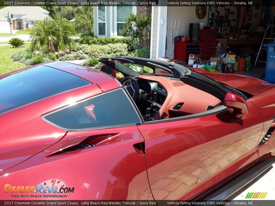 2017 Chevrolet Corvette Grand Sport Coupe Long Beach Red Metallic Tintcoat / Spice Red Photo #12