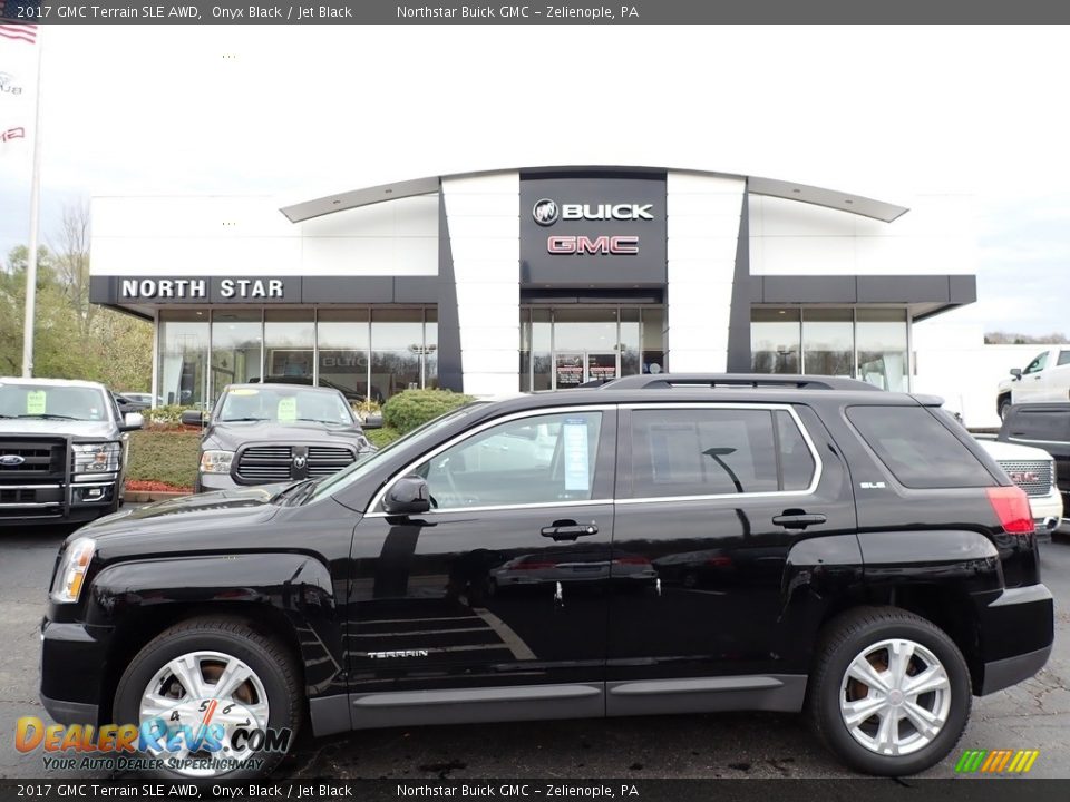 2017 GMC Terrain SLE AWD Onyx Black / Jet Black Photo #1