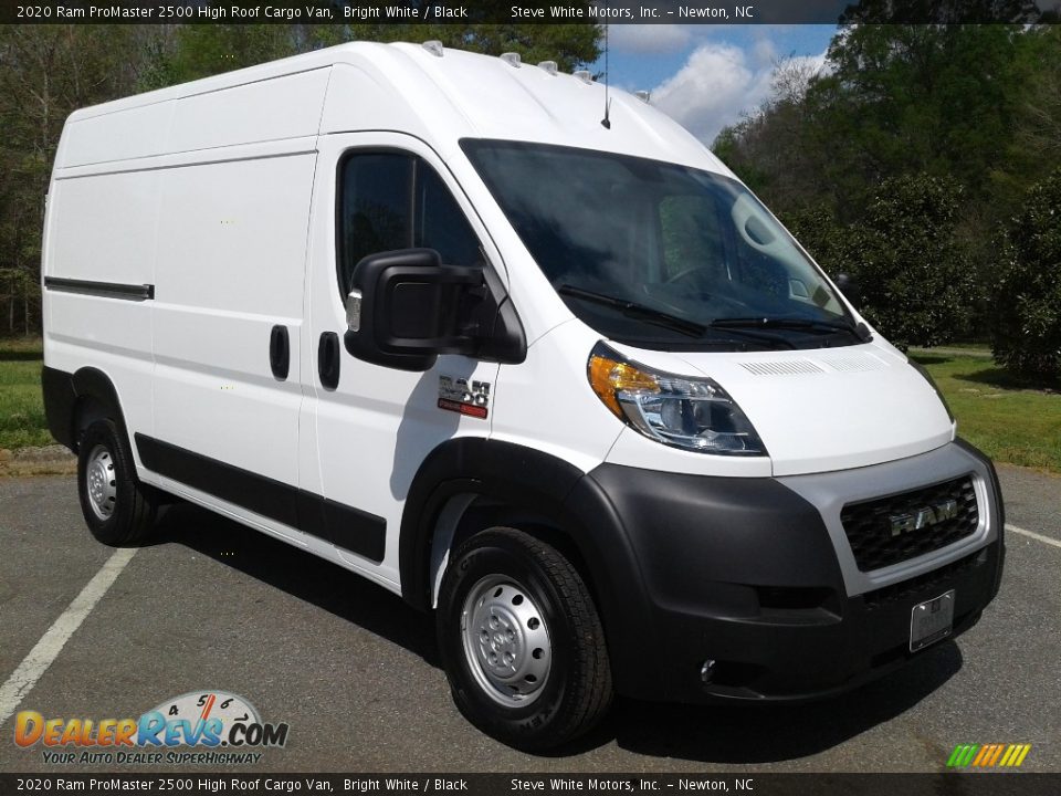 2020 Ram ProMaster 2500 High Roof Cargo Van Bright White / Black Photo #4