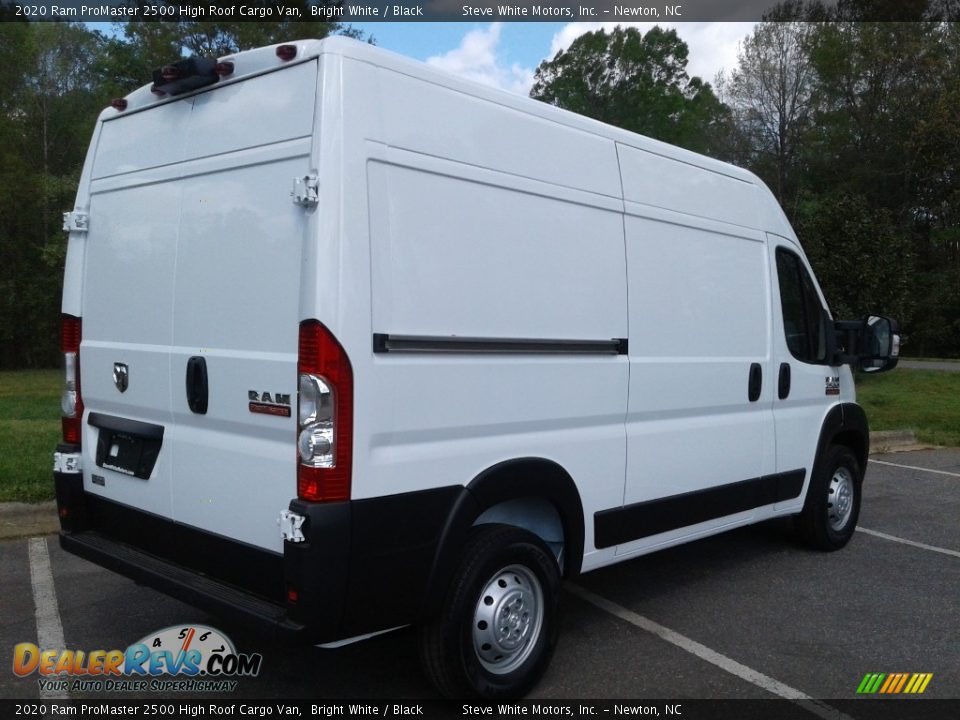 2020 Ram ProMaster 2500 High Roof Cargo Van Bright White / Black Photo #6