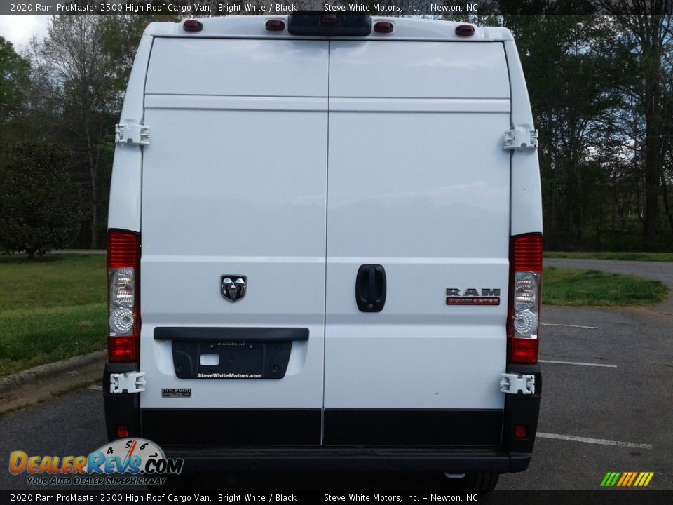 2020 Ram ProMaster 2500 High Roof Cargo Van Bright White / Black Photo #7