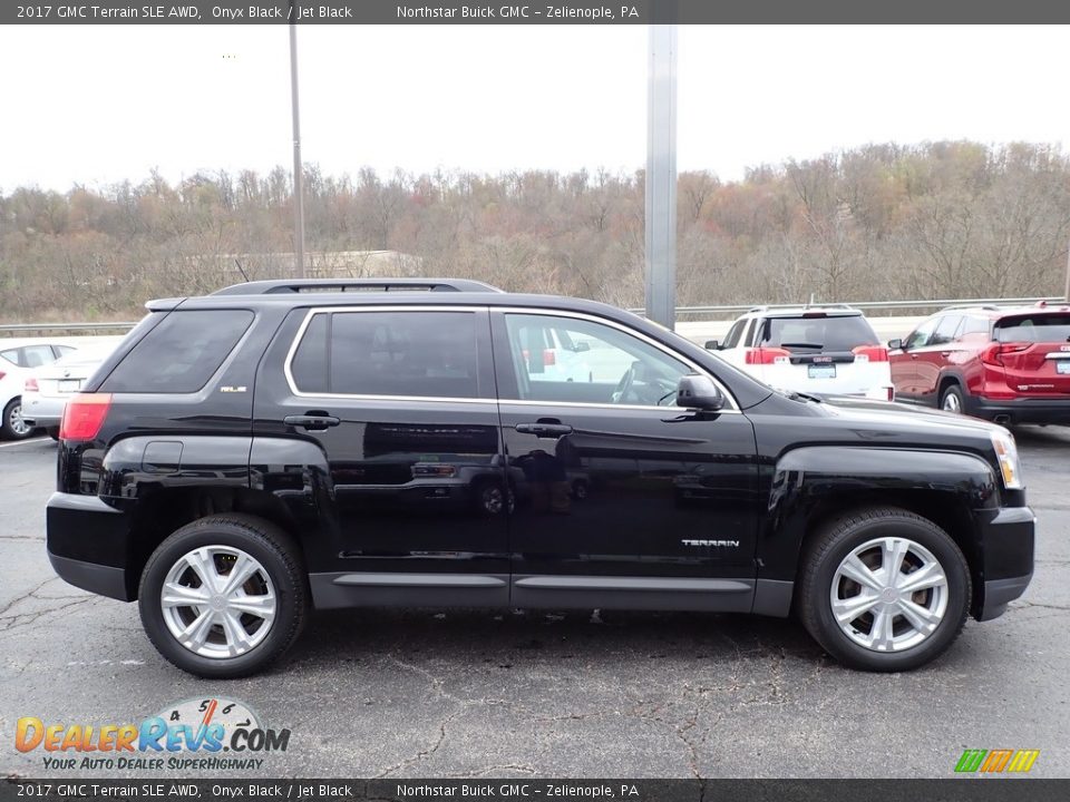 2017 GMC Terrain SLE AWD Onyx Black / Jet Black Photo #5
