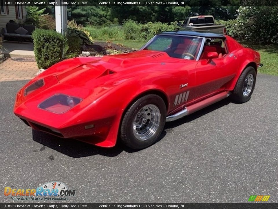 1968 Chevrolet Corvette Coupe Rally Red / Red Photo #1