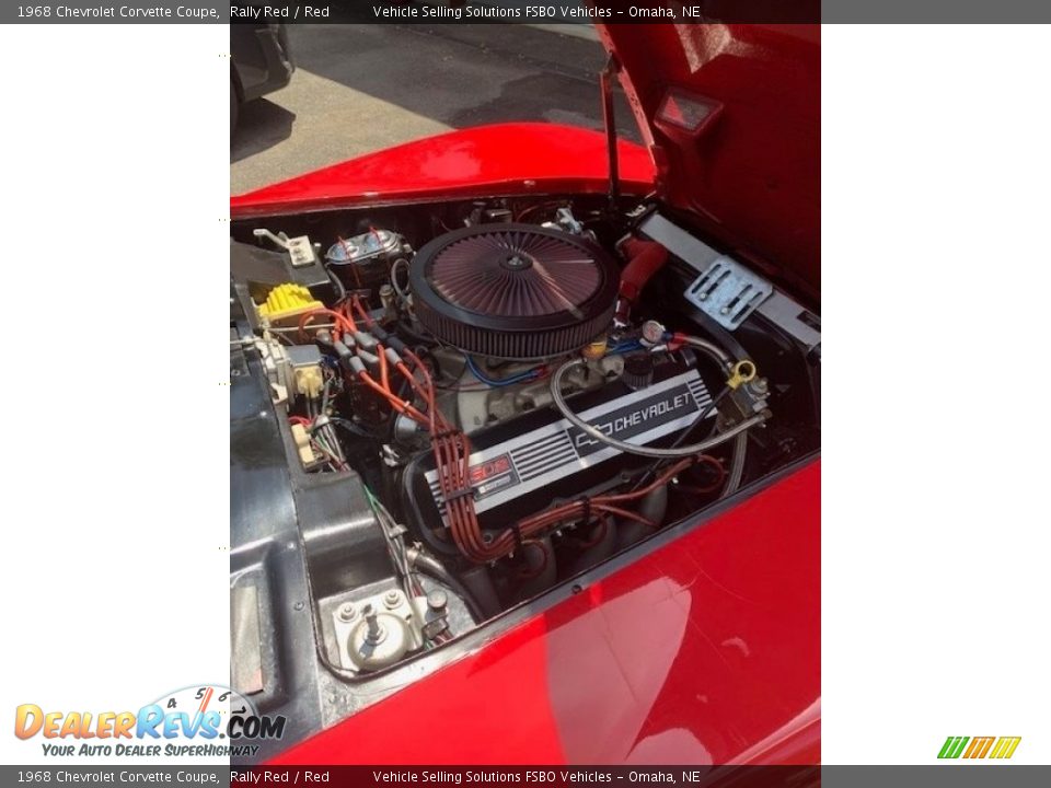 1968 Chevrolet Corvette Coupe Rally Red / Red Photo #2