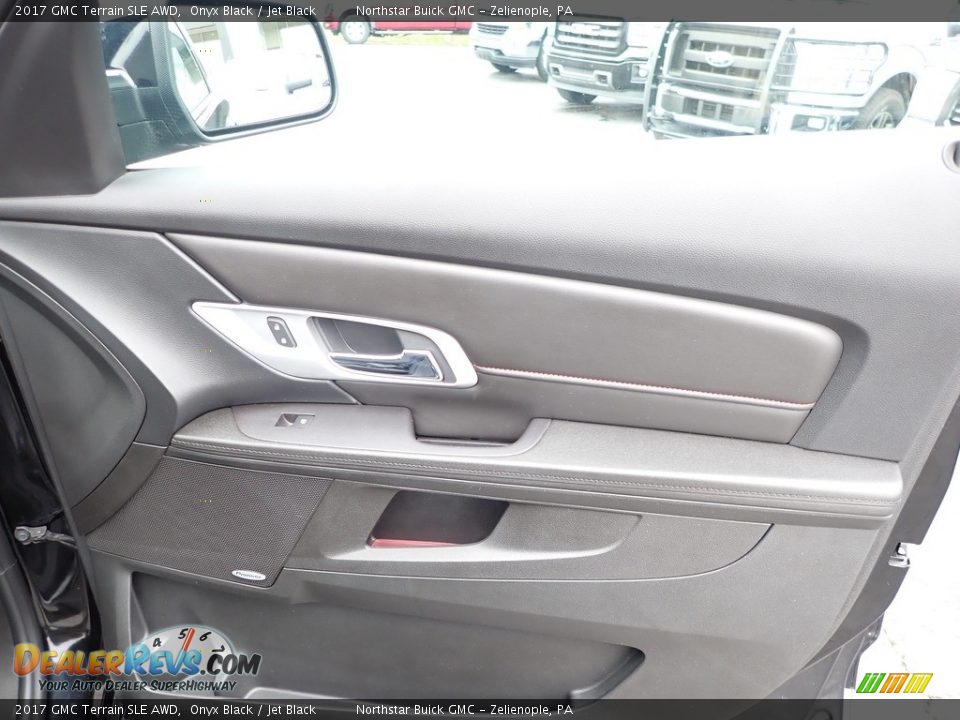2017 GMC Terrain SLE AWD Onyx Black / Jet Black Photo #7