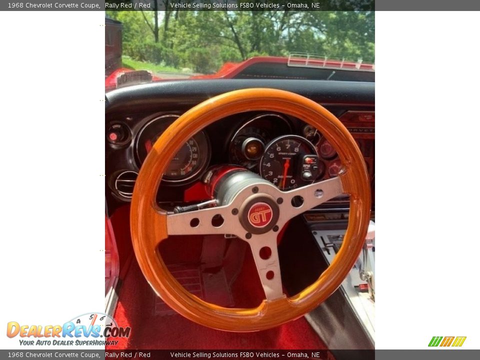 1968 Chevrolet Corvette Coupe Rally Red / Red Photo #4
