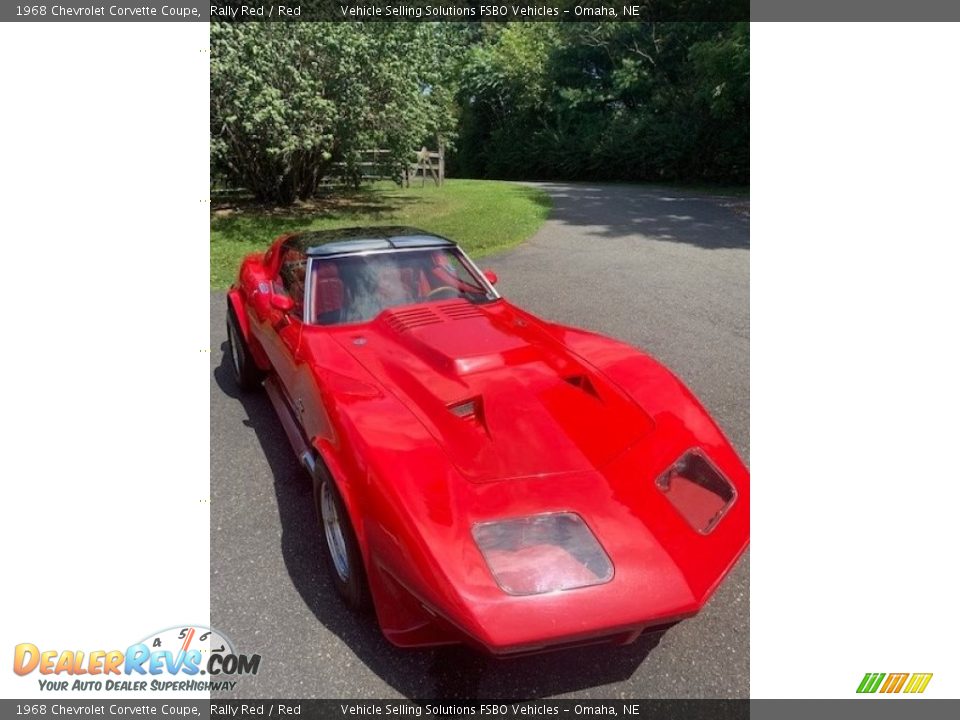 1968 Chevrolet Corvette Coupe Rally Red / Red Photo #8