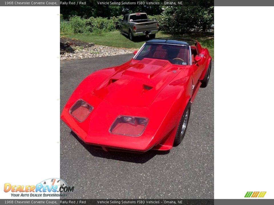 1968 Chevrolet Corvette Coupe Rally Red / Red Photo #9
