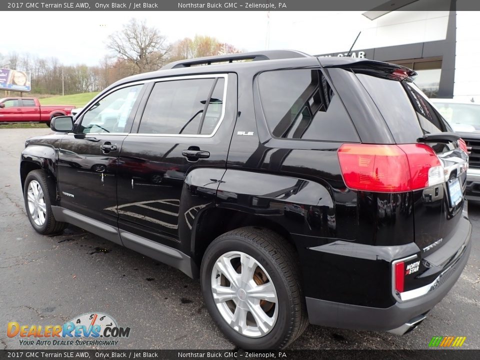2017 GMC Terrain SLE AWD Onyx Black / Jet Black Photo #12