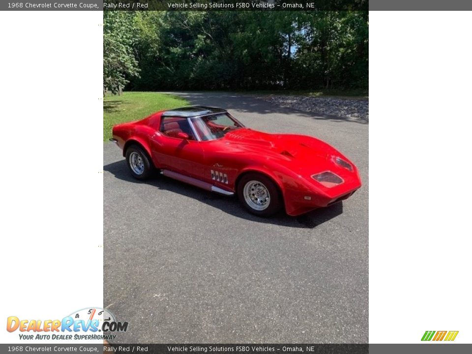 1968 Chevrolet Corvette Coupe Rally Red / Red Photo #10