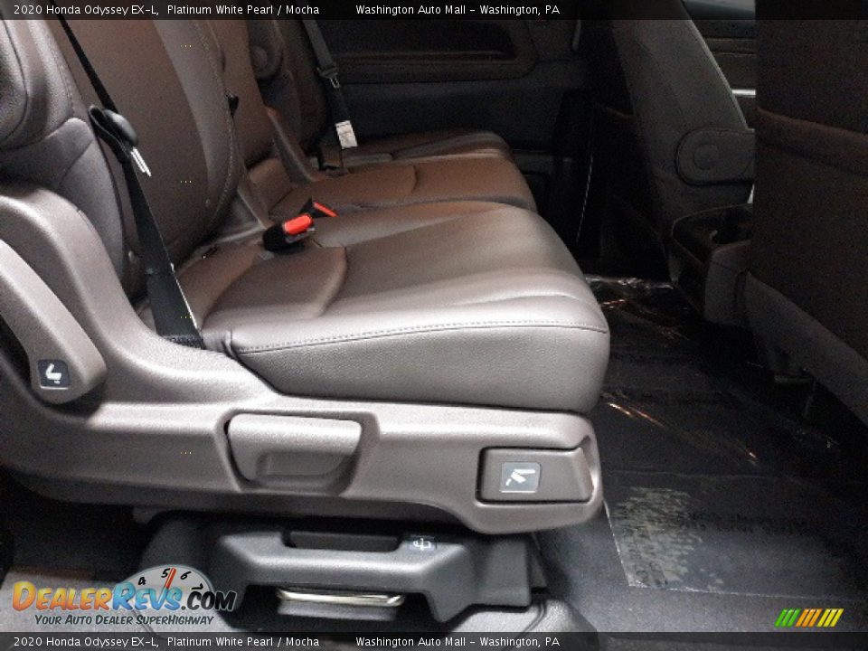 2020 Honda Odyssey EX-L Platinum White Pearl / Mocha Photo #35