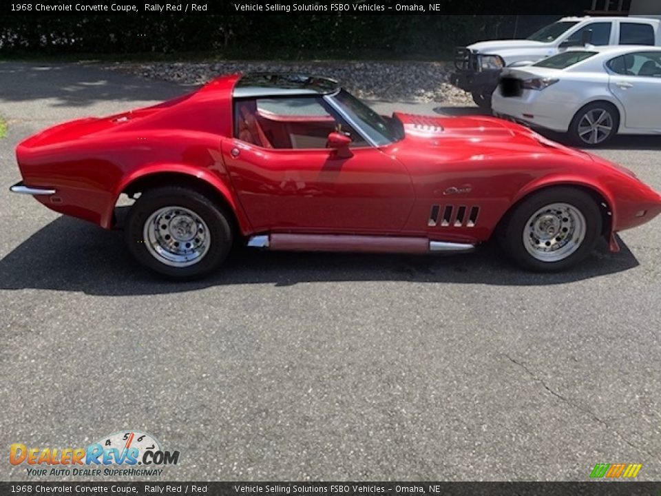 1968 Chevrolet Corvette Coupe Rally Red / Red Photo #11