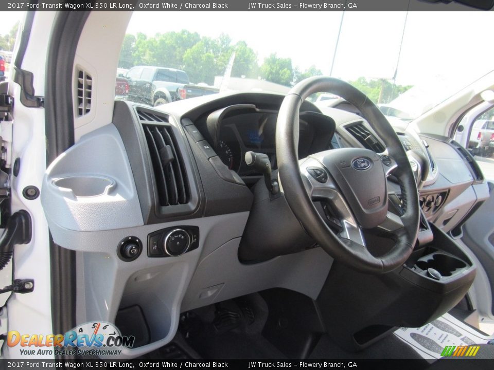 Dashboard of 2017 Ford Transit Wagon XL 350 LR Long Photo #21