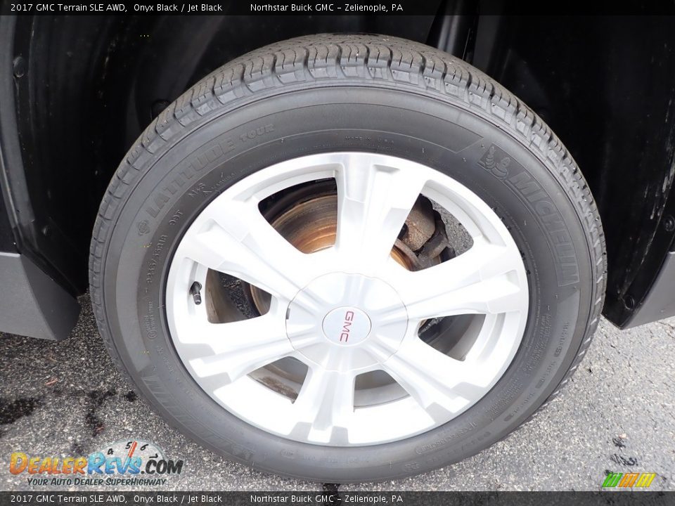 2017 GMC Terrain SLE AWD Onyx Black / Jet Black Photo #14