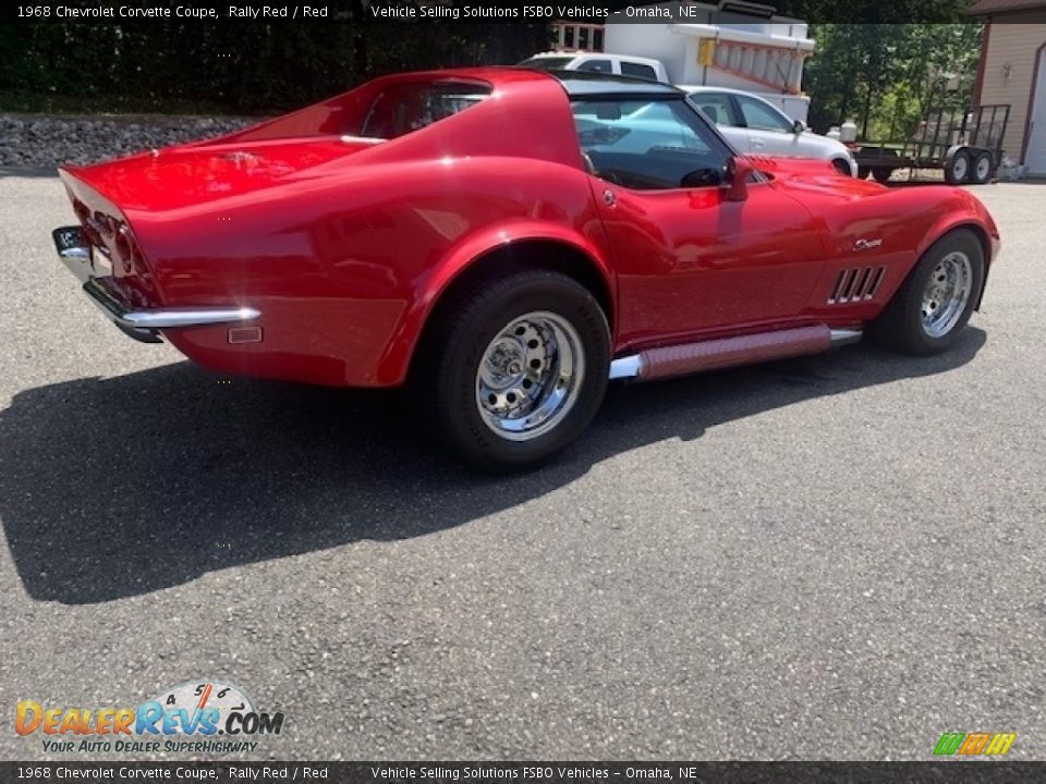 1968 Chevrolet Corvette Coupe Rally Red / Red Photo #12