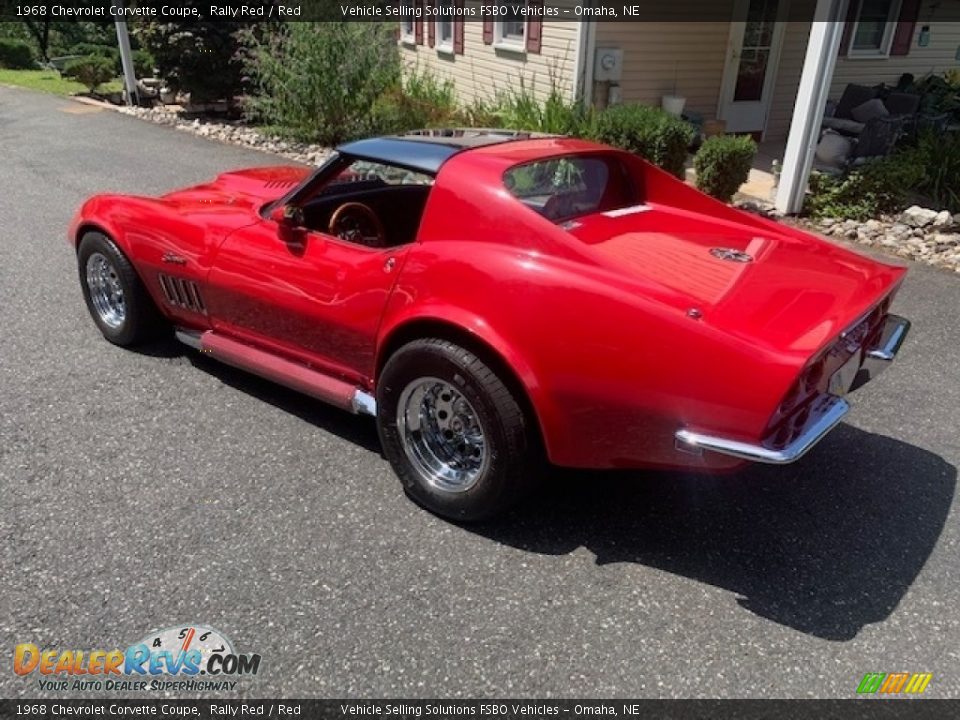 1968 Chevrolet Corvette Coupe Rally Red / Red Photo #13