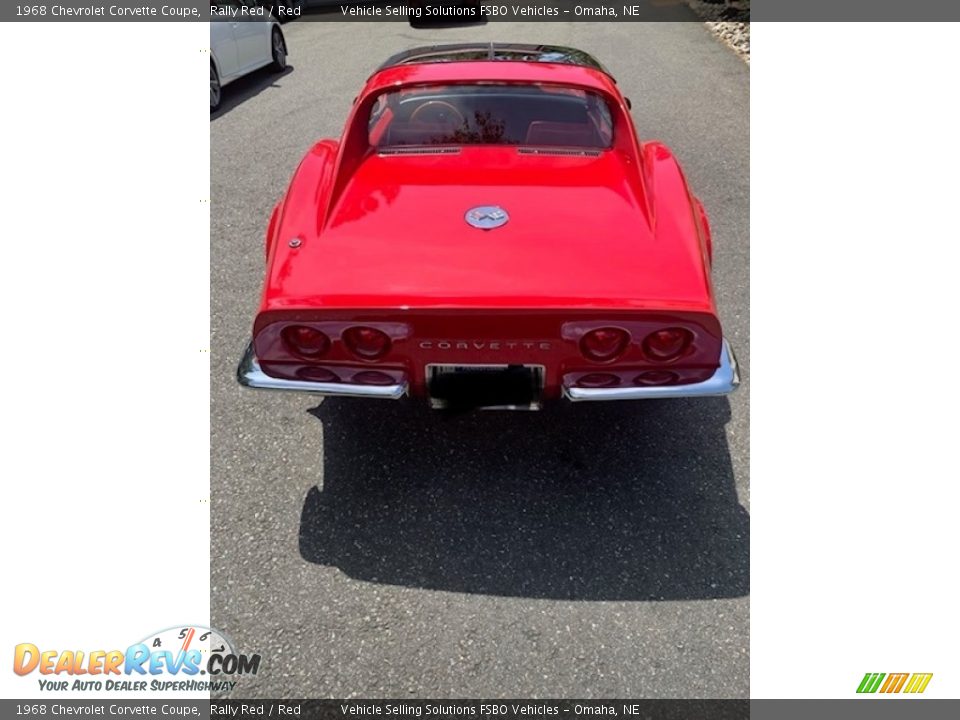 1968 Chevrolet Corvette Coupe Rally Red / Red Photo #14