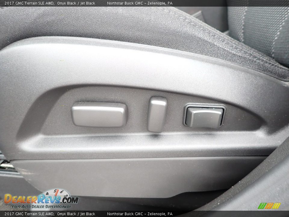 2017 GMC Terrain SLE AWD Onyx Black / Jet Black Photo #16