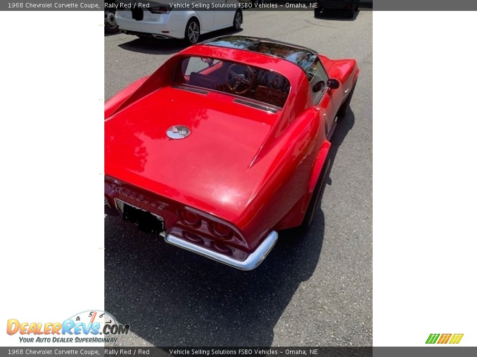 1968 Chevrolet Corvette Coupe Rally Red / Red Photo #15