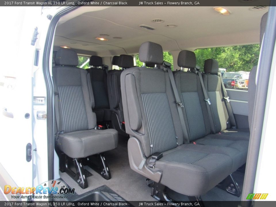 Rear Seat of 2017 Ford Transit Wagon XL 350 LR Long Photo #25