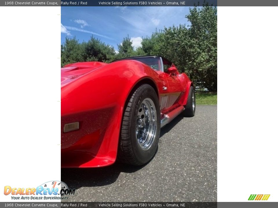 1968 Chevrolet Corvette Coupe Rally Red / Red Photo #16