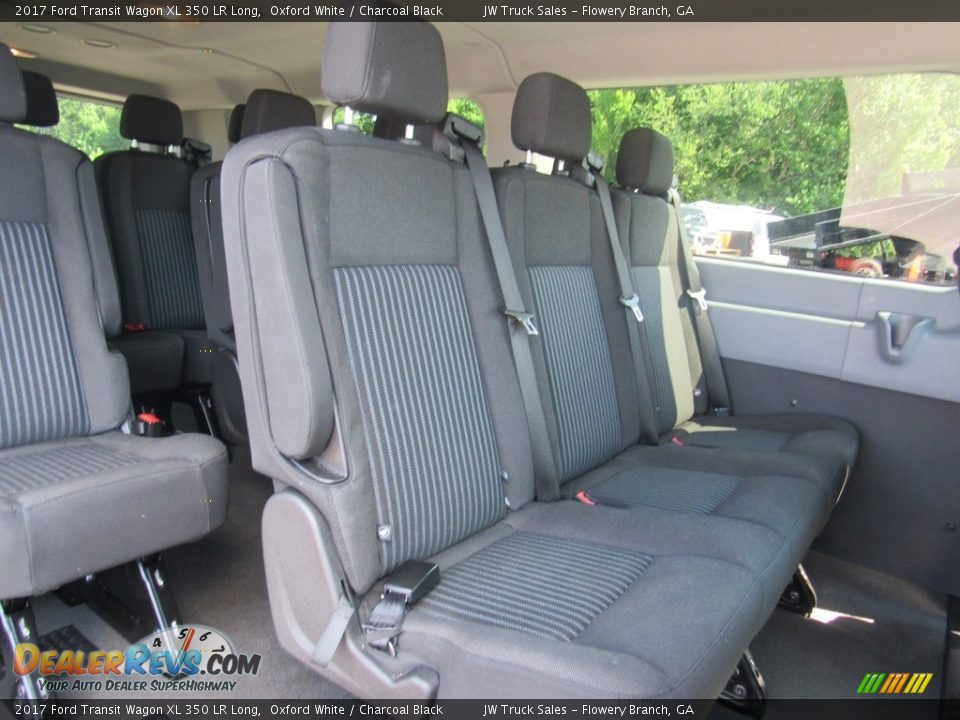 Rear Seat of 2017 Ford Transit Wagon XL 350 LR Long Photo #26