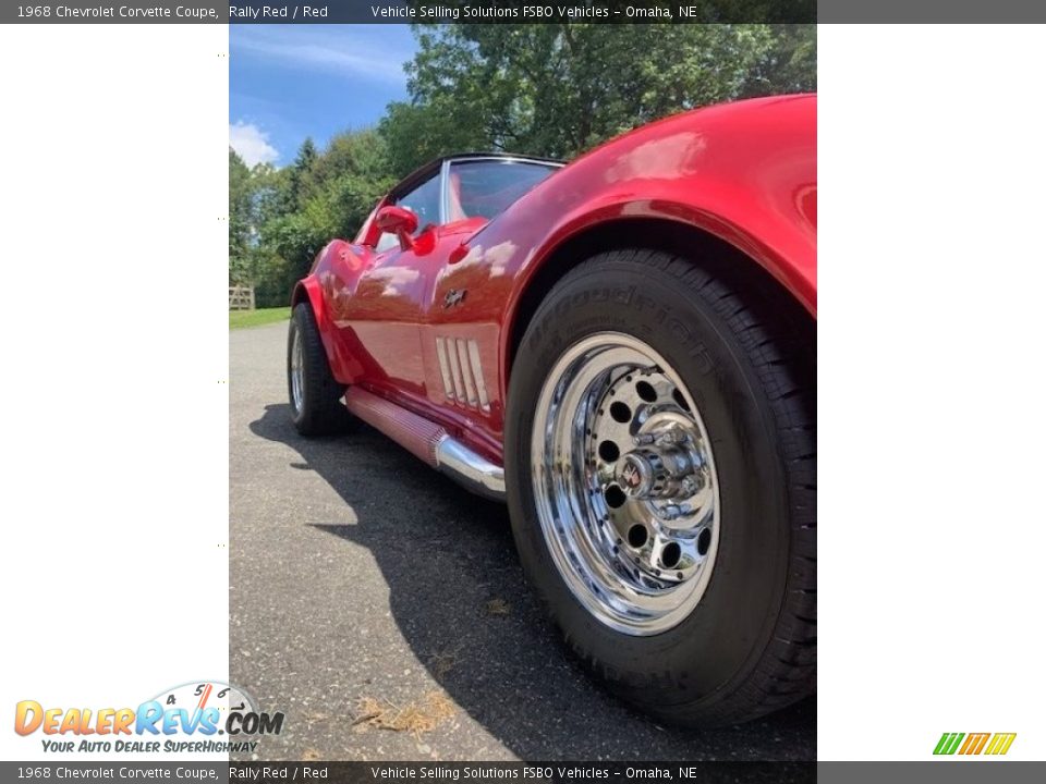 1968 Chevrolet Corvette Coupe Rally Red / Red Photo #17