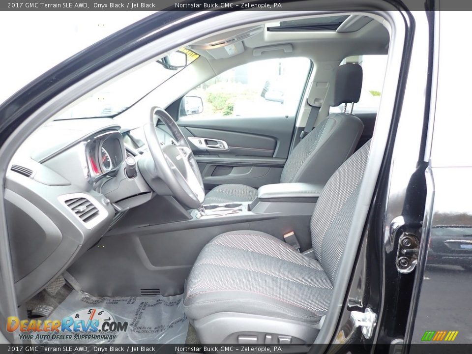 2017 GMC Terrain SLE AWD Onyx Black / Jet Black Photo #19