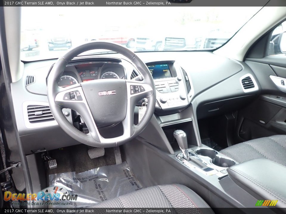 2017 GMC Terrain SLE AWD Onyx Black / Jet Black Photo #21